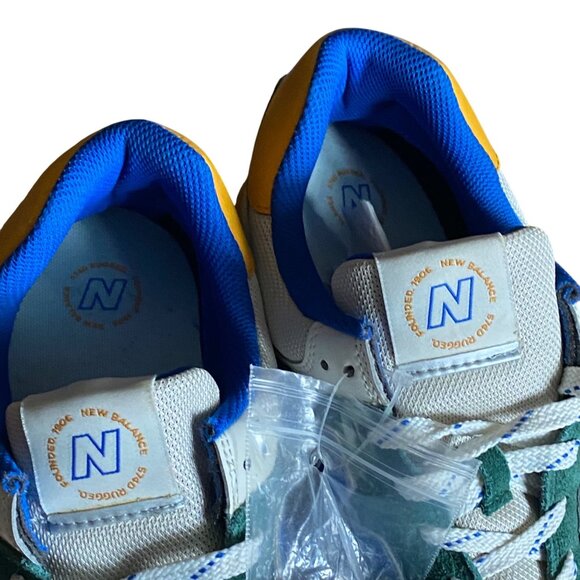 New Balance Mens ML574DVG Sneakers Size 13 Green Suede & Mesh - Picture 4 of 7